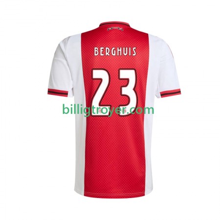 Billige Fotballdrakter AFC Ajax Steven Berghuis 23 Hjemmedraktsett 2025/26 Kortermet